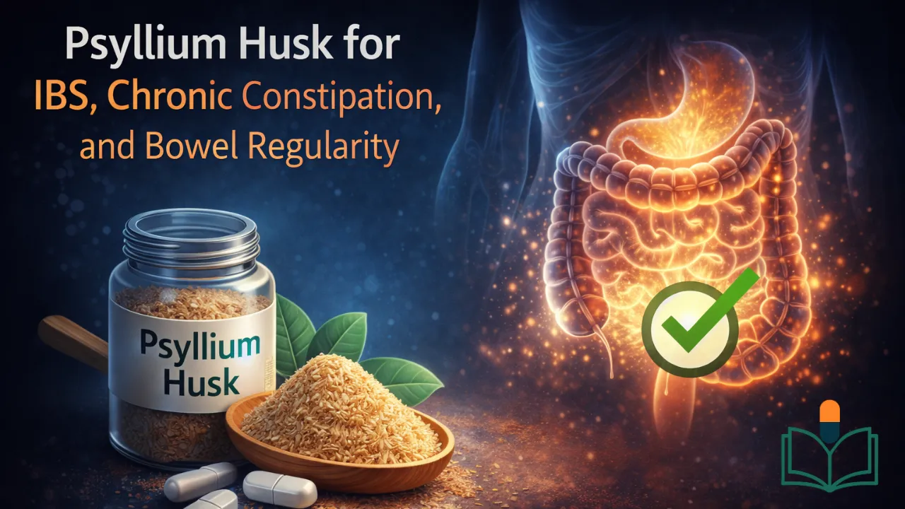 Psyllium Husk for IBS, Chronic Constipation, and Bowel Regularity
